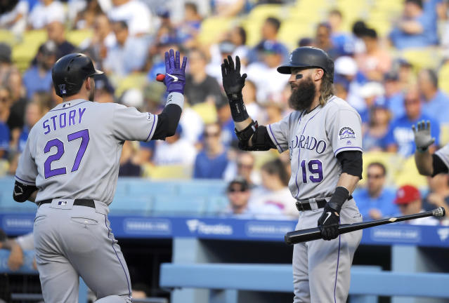 Dodgers slug 7 homers in 16-9 victory over Rockies