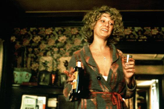 Miles in ‘Farewell, My Lovely’, 1975, where she played a widow whose deceased husband owned a nightclub (Rex)