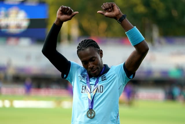 Jofra Archer starred during England's World Cup win