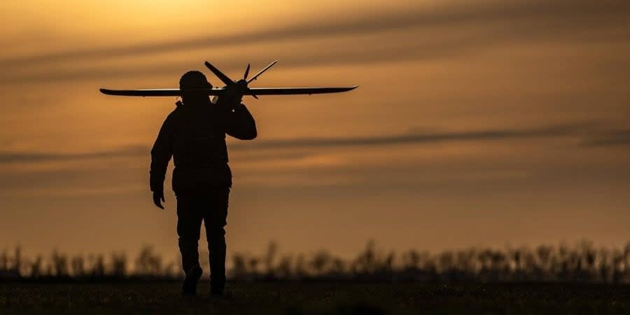 Morning launch of the Leleka UAV by the Third Assault Brigade in Donetsk Oblast