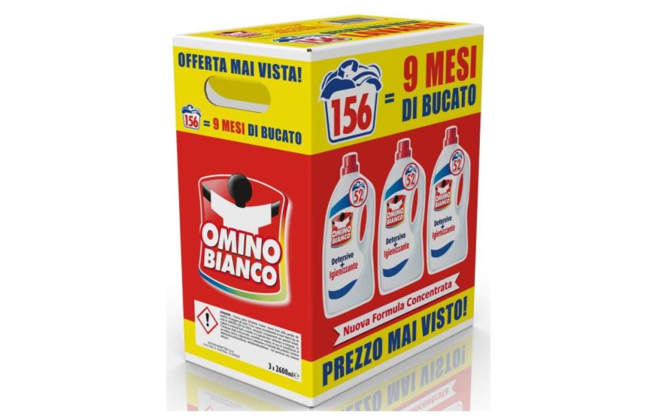 Omino Bianco – Detersivo Lavatrice Igienizzante Liquido