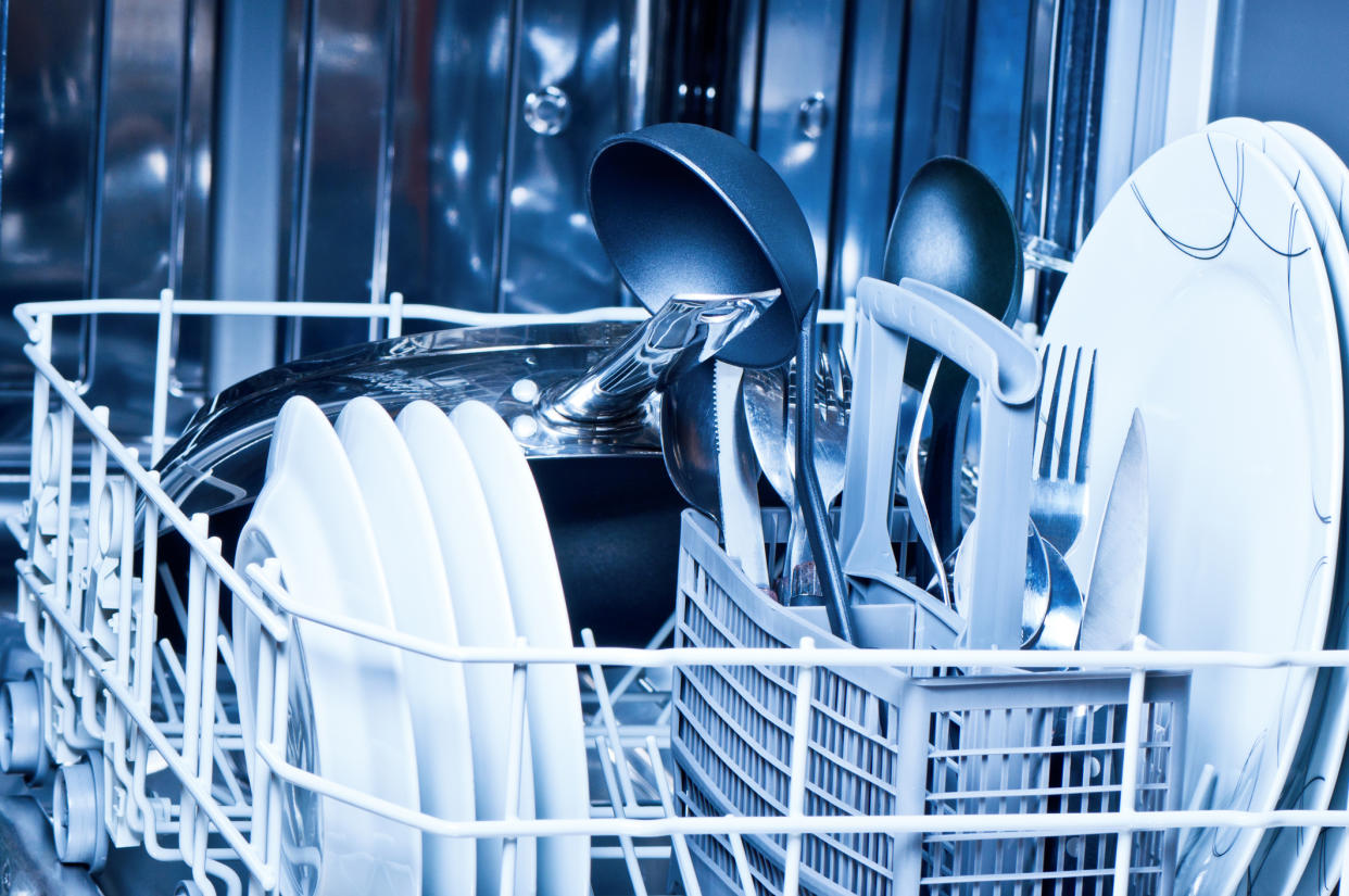 Why you shouldn't put non-stick pans in the dishwasher [Photo: Getty]