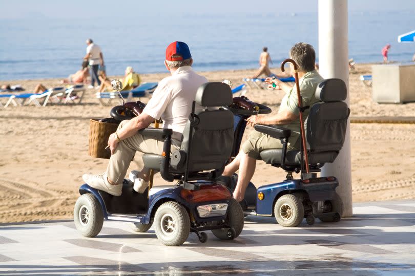 Mobility scooters in Benidorm