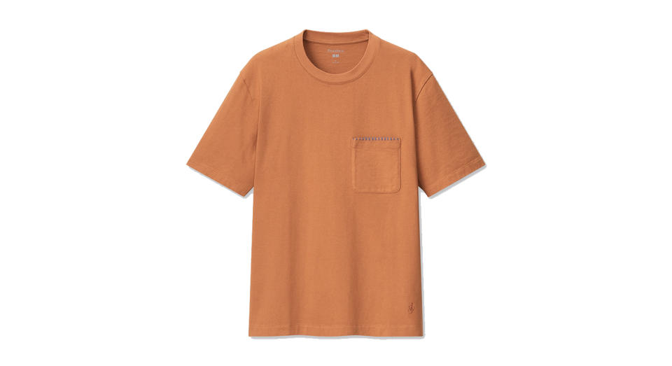 JW ANDERSON BLANKET STITCHED SHORT SLEEVED T-SHIRT