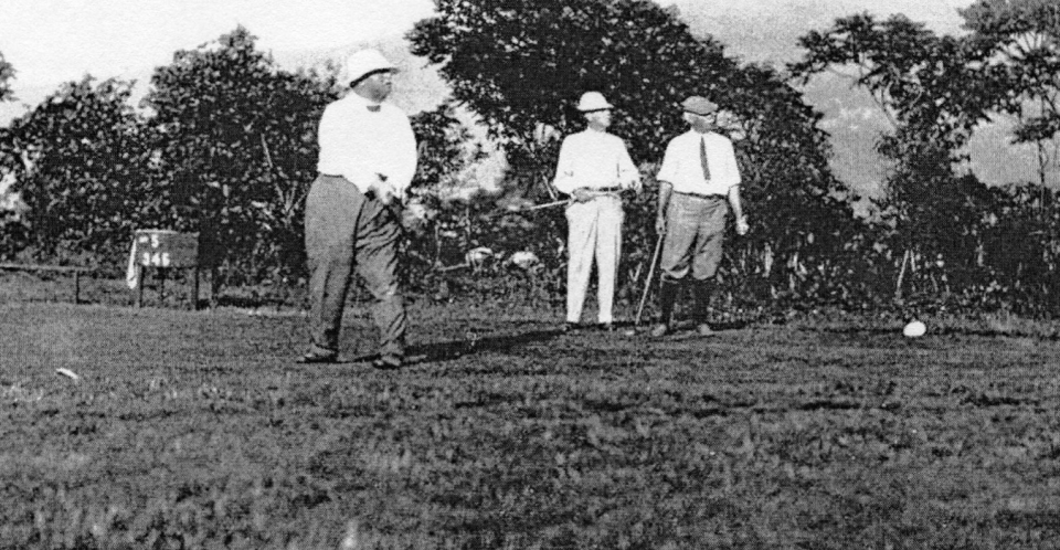 William Howard Taft plays golf