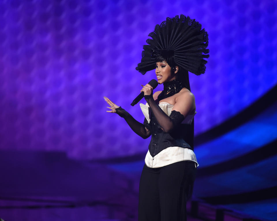 Cardi B hosts the 2021 American Music Awards. - Credit: ABC