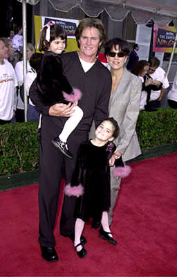 Bruce Jenner and his brood at the Hollywood premiere of Walt Disney's The Emperor's New Groove