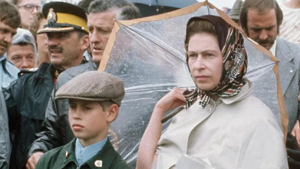 Elizabeth watches Princess Anne compete at the Olympics