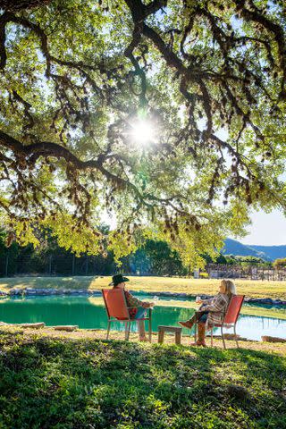 BROWN W. CANNON III Sabinal River Winery is a perfect place to wind down and relax.