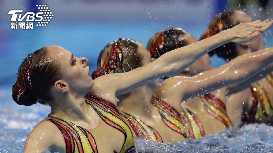 花樣游泳也稱為水上芭蕾，是奧運最賞心悅目的賽事之一。（圖／達志影像美聯社）