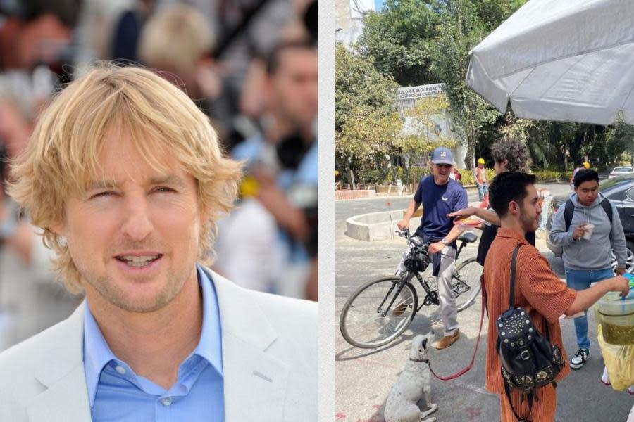 Owen Wilson es visto en calles de la Ciudad de México comiendo tacos de canasta 