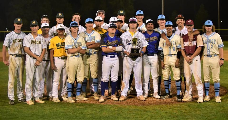 The South team snapped a five-game losing streak to the North with a 13-5 victory in the Merced County All-Star Baseball Game on Saturday, June 10, 2023 at Merced College.