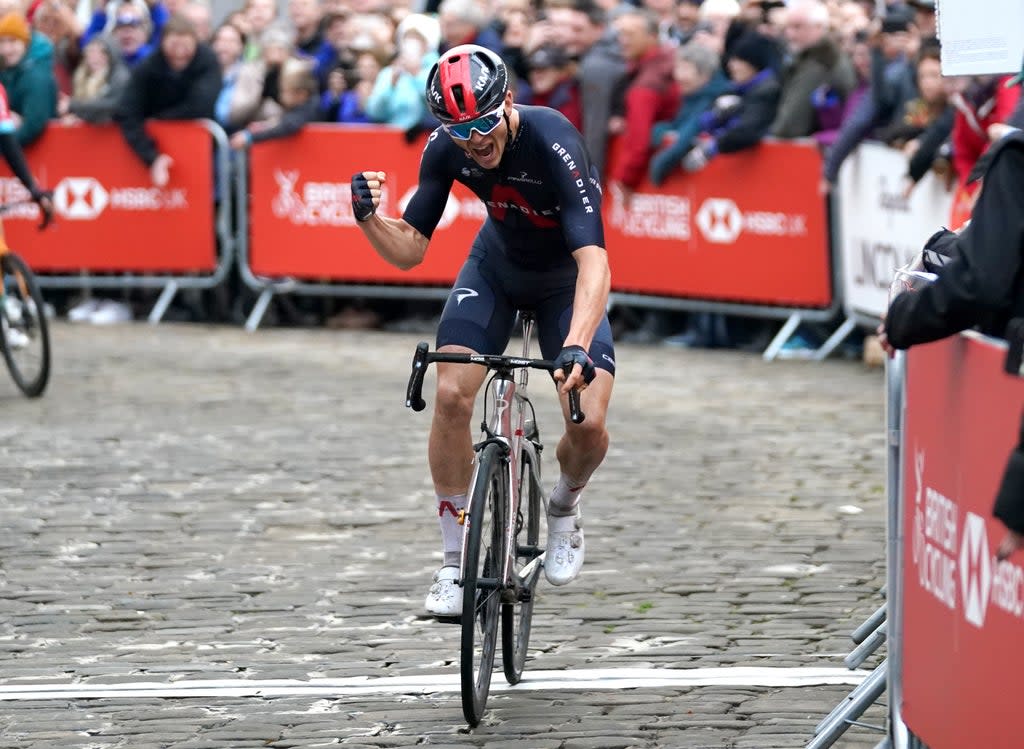 Ben Swift successfully defended his British road race title with victory in Lincoln (Tim Goode/PA) (PA Wire)