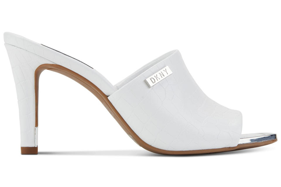 DKNY, square-toe sandals