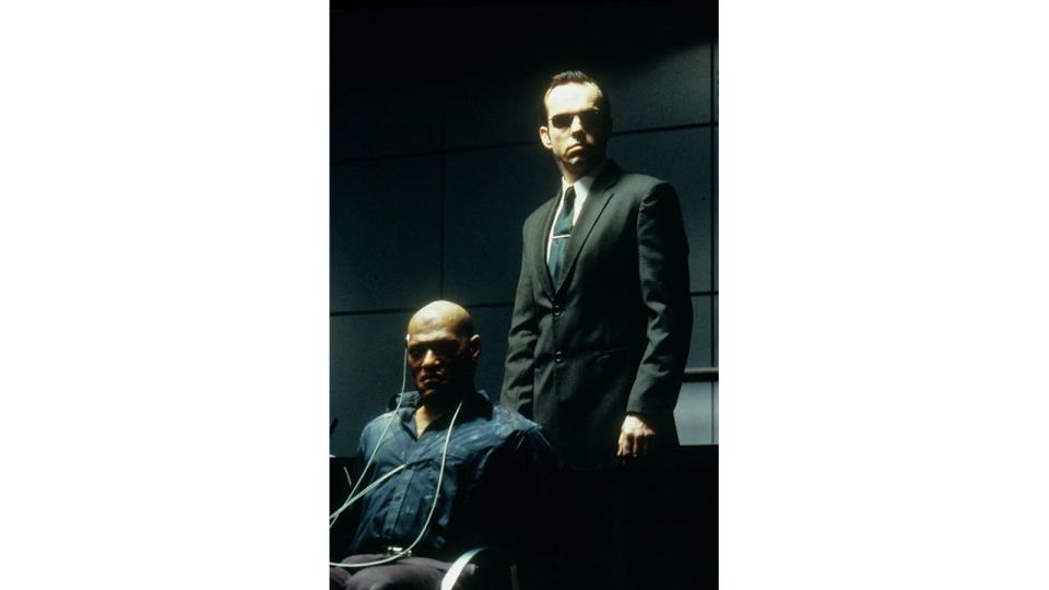 Hugo Weaving as Agent Smith in The Matrix