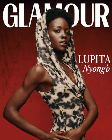 <p>Adrienne Raquel/Glamour</p> Lupita Nyong'o in Glamour Magazine