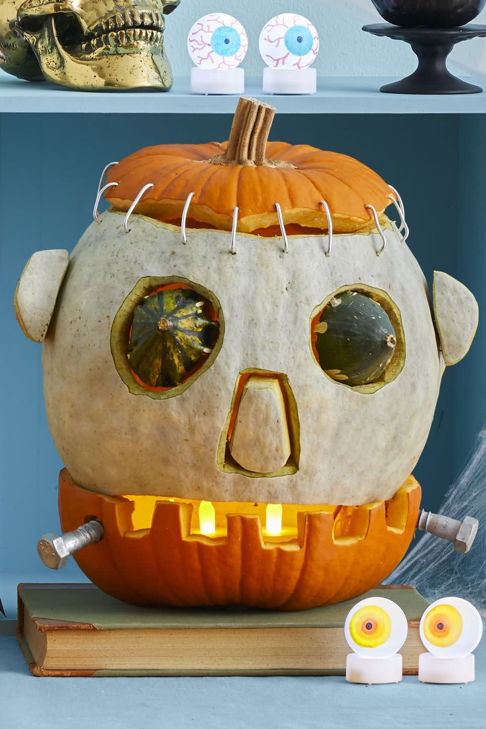 Franken-Pumpkin Carving Idea