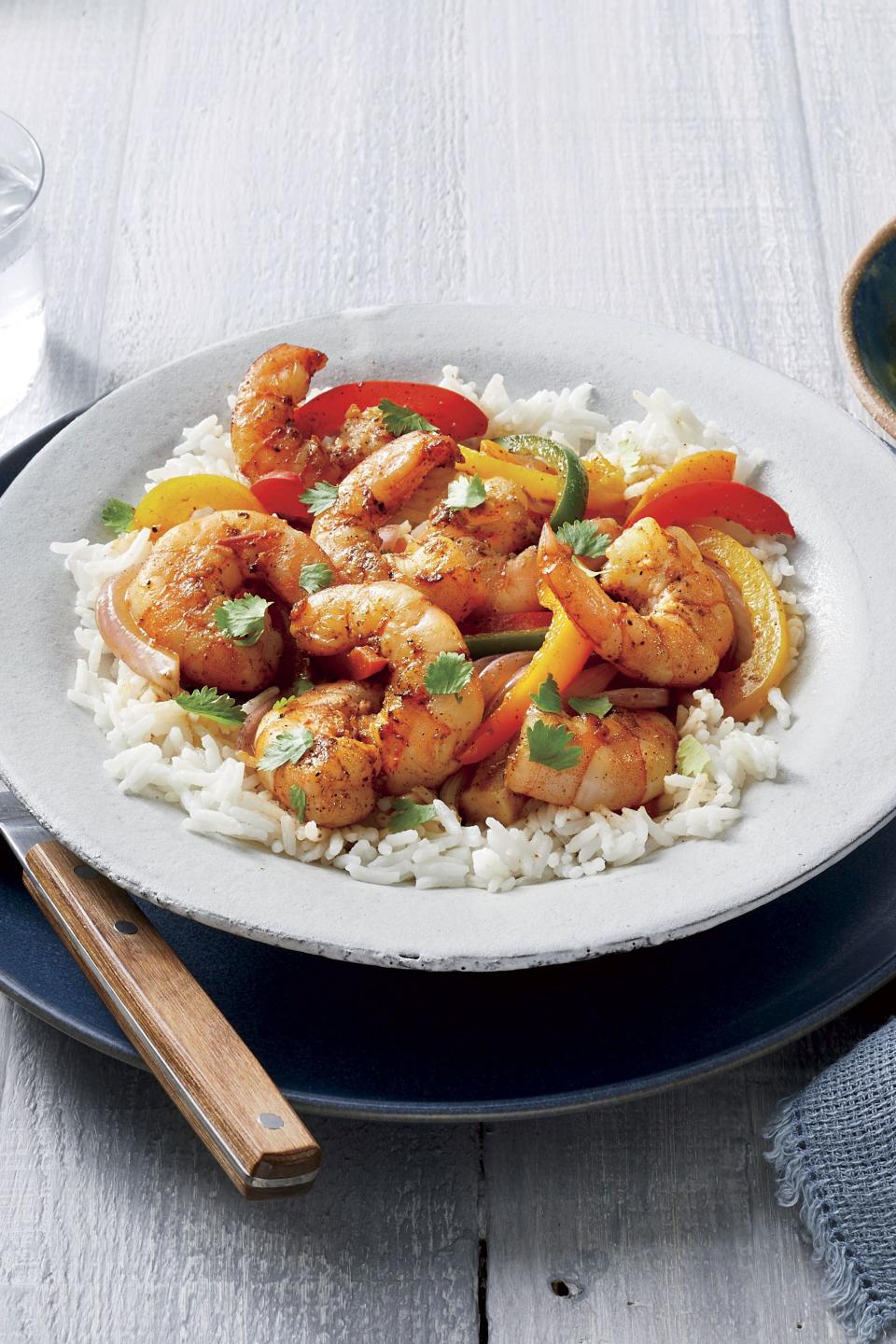 Shrimp Fajita Bowls