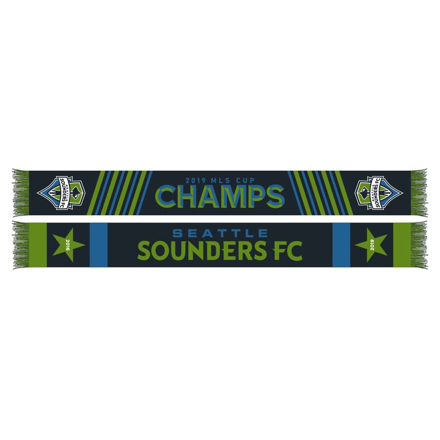 Sounders FC 2019 MLS Cup Champions 2 Star Scarf