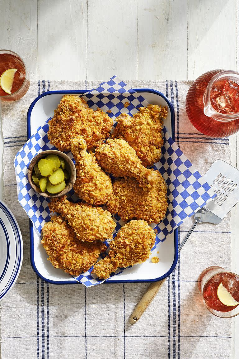 Cornflake-Crusted Baked Chicken