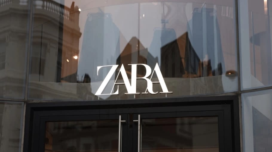 A Zara men's store.