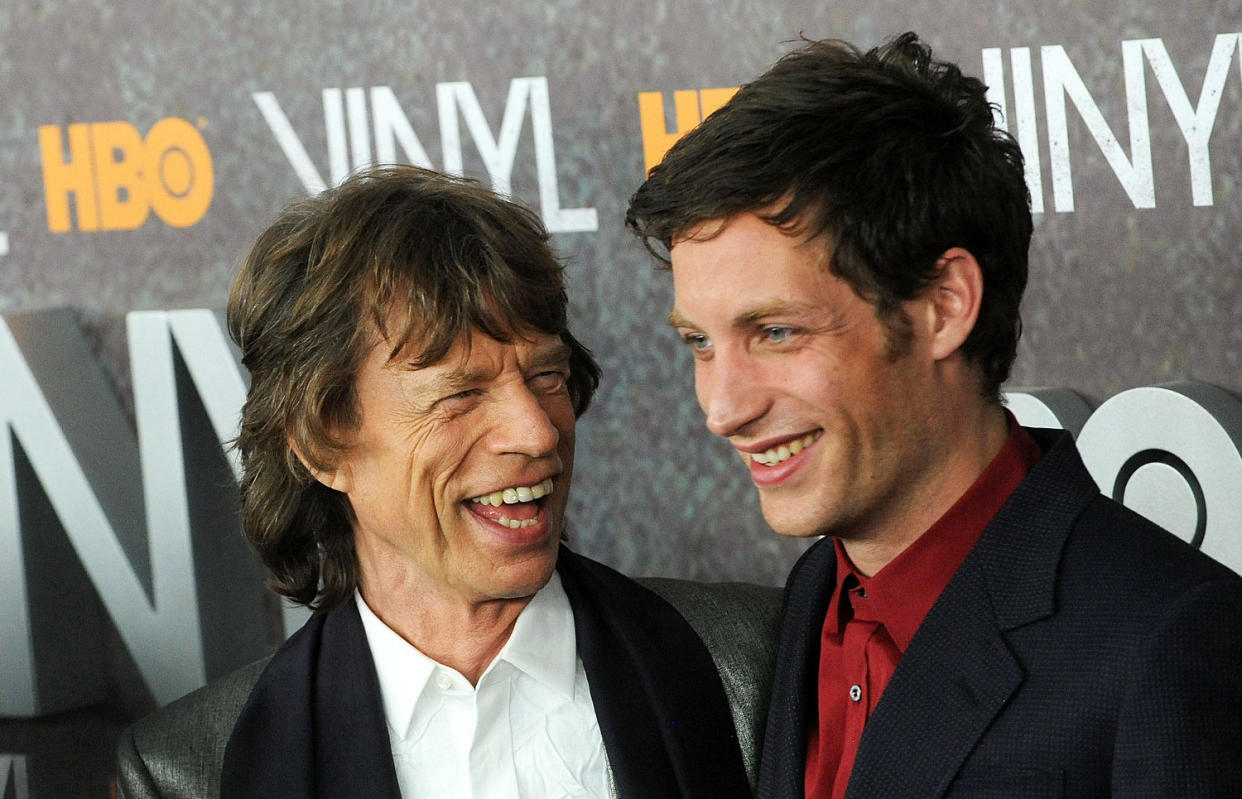 Mick Jagger and James Jagger (Bobby Bank / WireImage)