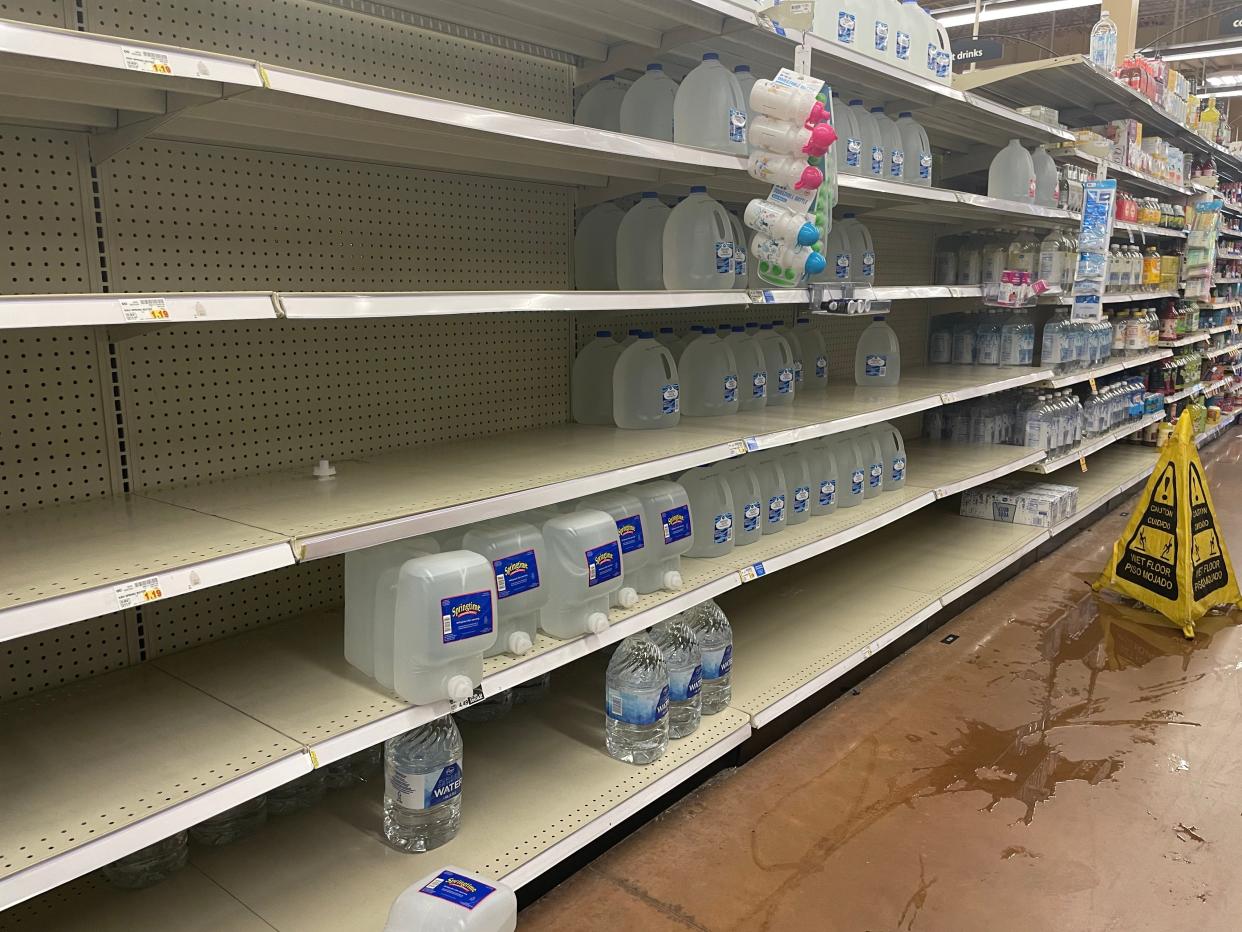 Augusta grocery store shelves are dwindling as shoppers prepare for Hurricane Ian.