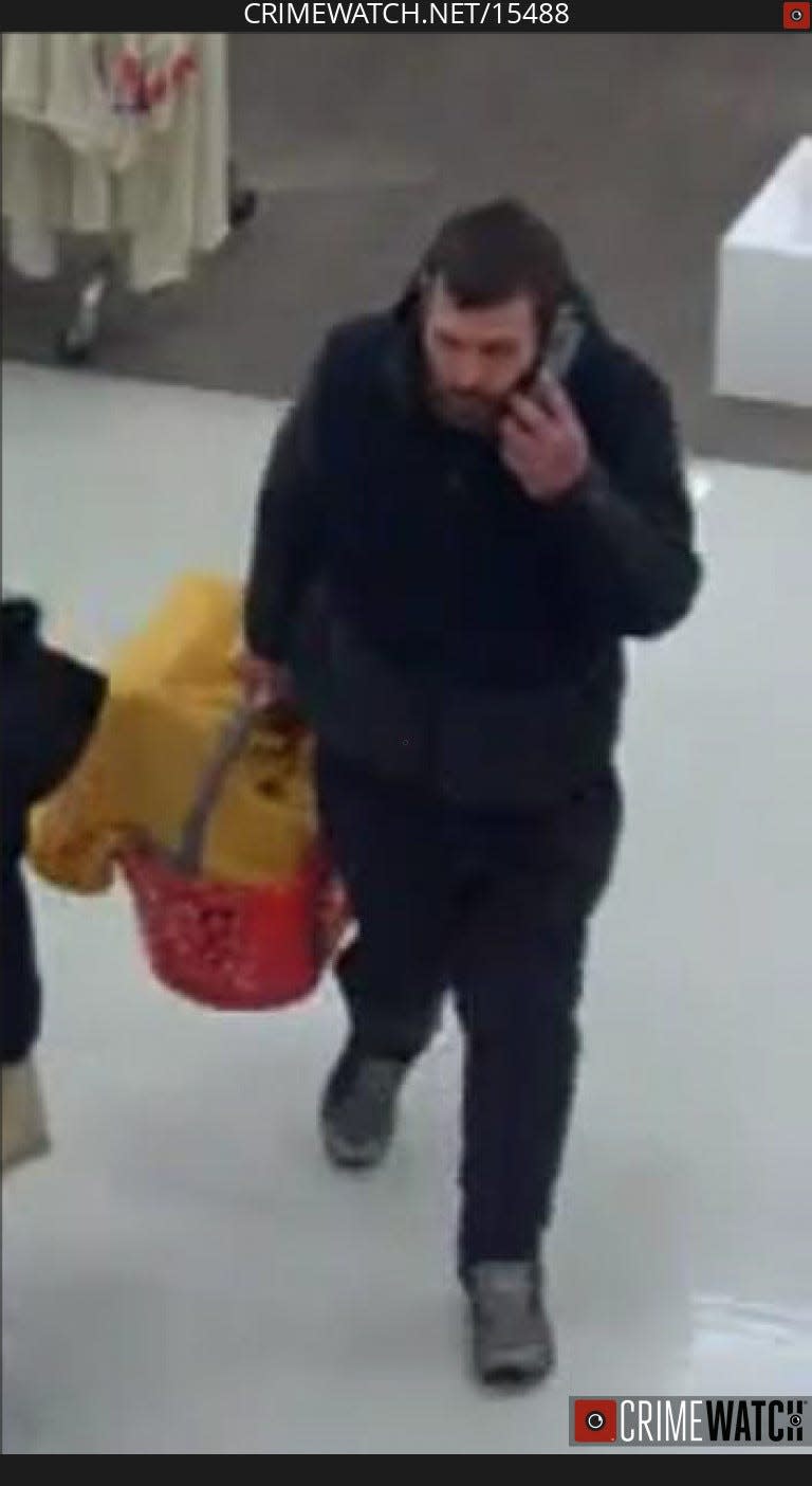 Bensalem police say this man is suspected of stealing $300 worth of Legos from the Target store in the 800 block of Rockhill Road on Feb. 29, 2024.