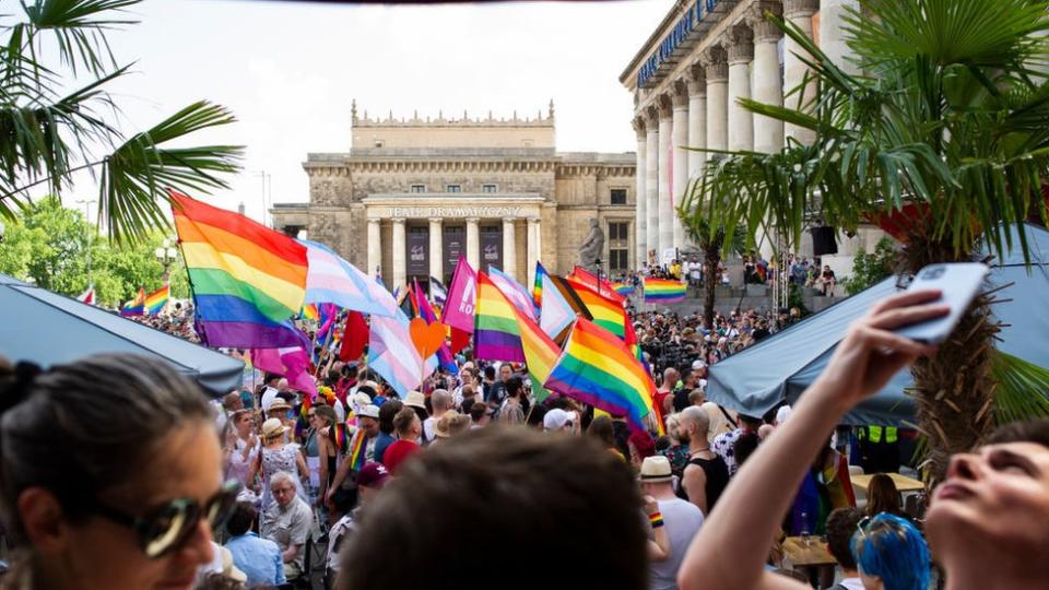 Celebración del Orgullo en Varsovia, Polonia