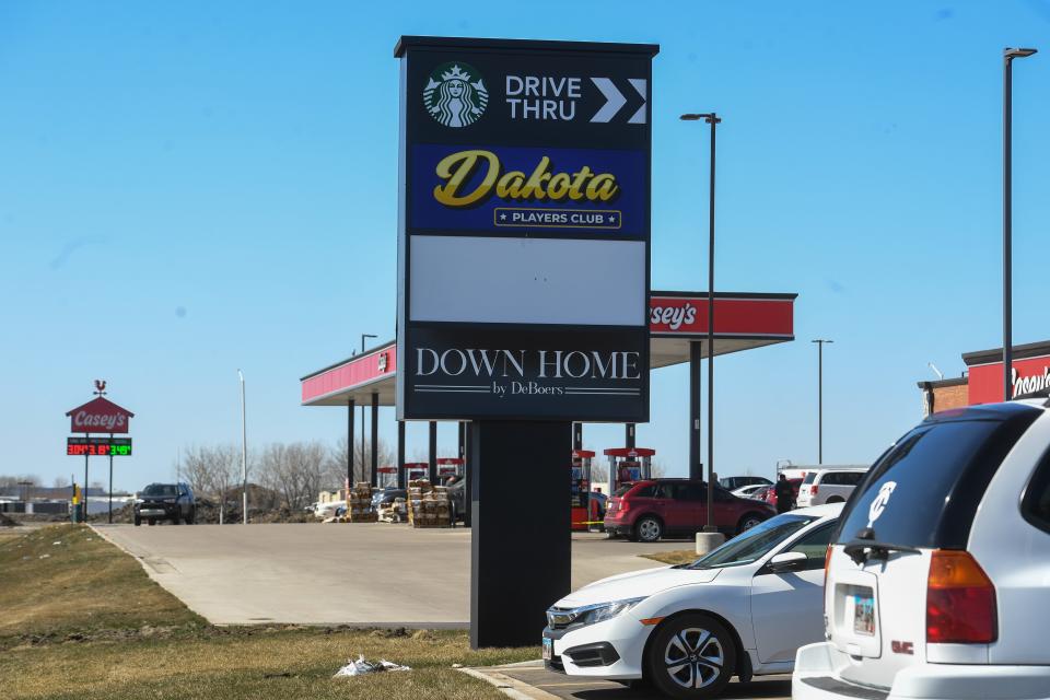 The front of the new brick-and-mortar home decor and furniture store on Tuesday, March 19, 2024 at Down Home by DeBoers in Tea.