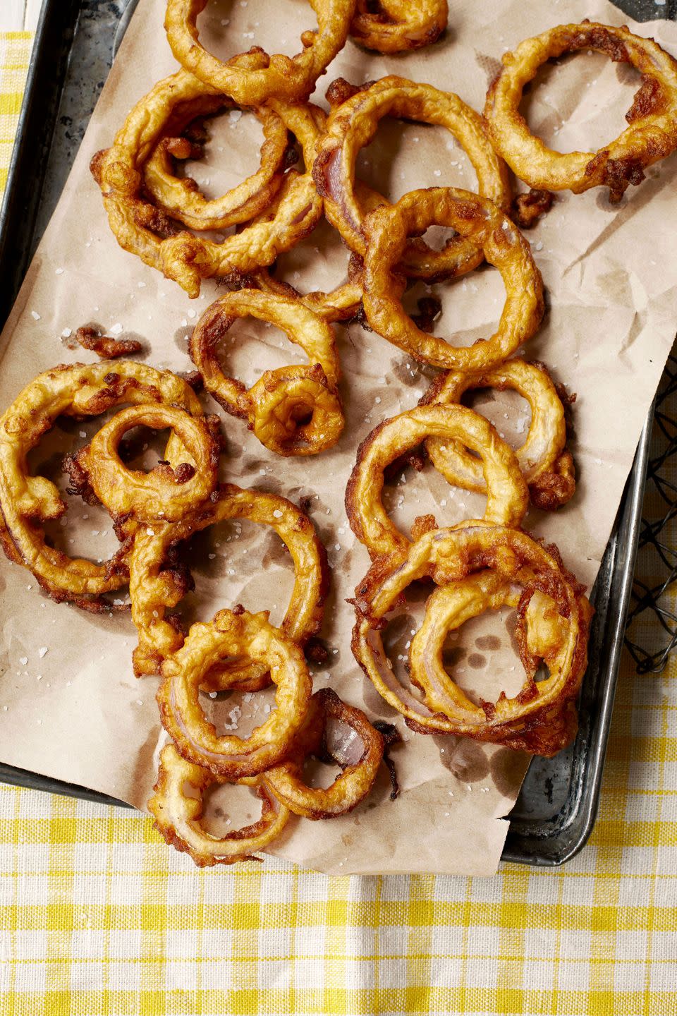 milk powder red onion rings