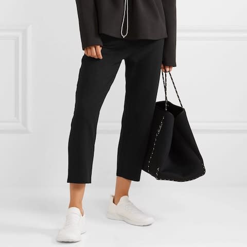 Varley Catherine cropped stretch-jersey track pants - Credit: NET-A-PORTER