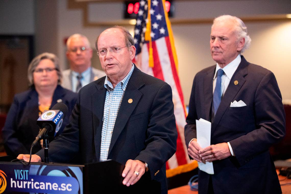 Director of the South Carolina Emergency Management Division Kim Stenson speaks about the likely impact of Hurricane Ian on South Carolina on Wednesday, September 28, 2022.