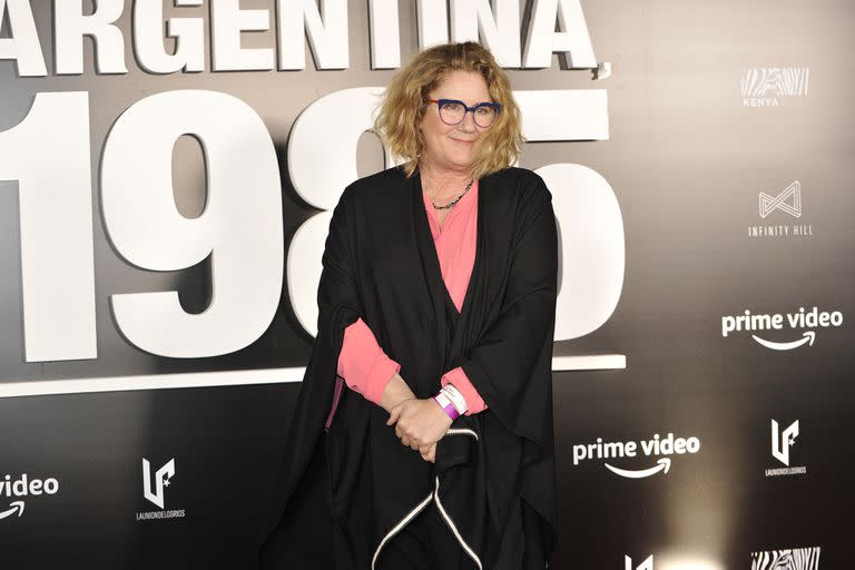 Verónica Llinás, hermana del coguionista del film, Mariano Llinás