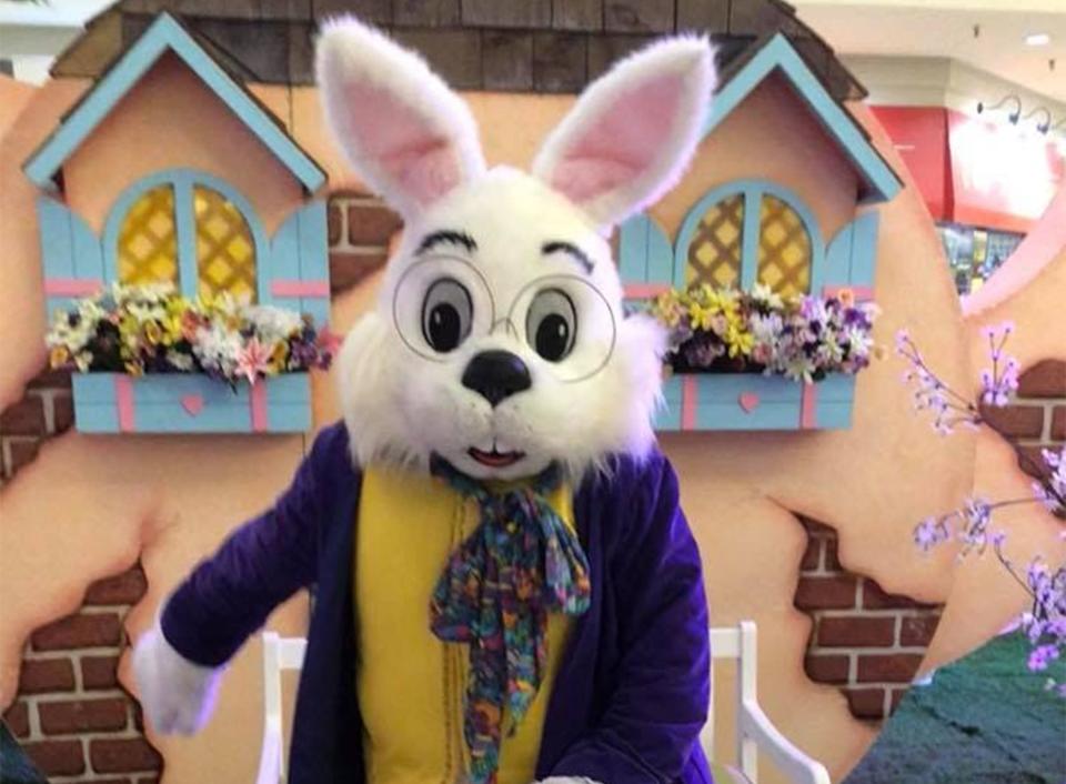 The Easter Bunny has hopped into Montgomery's Eastdale Mall for photos, just ahead of Easter.