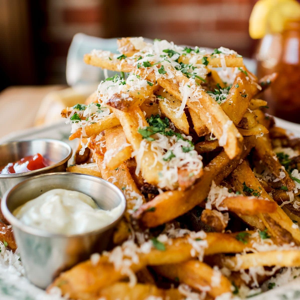 garlic parmesan french fries