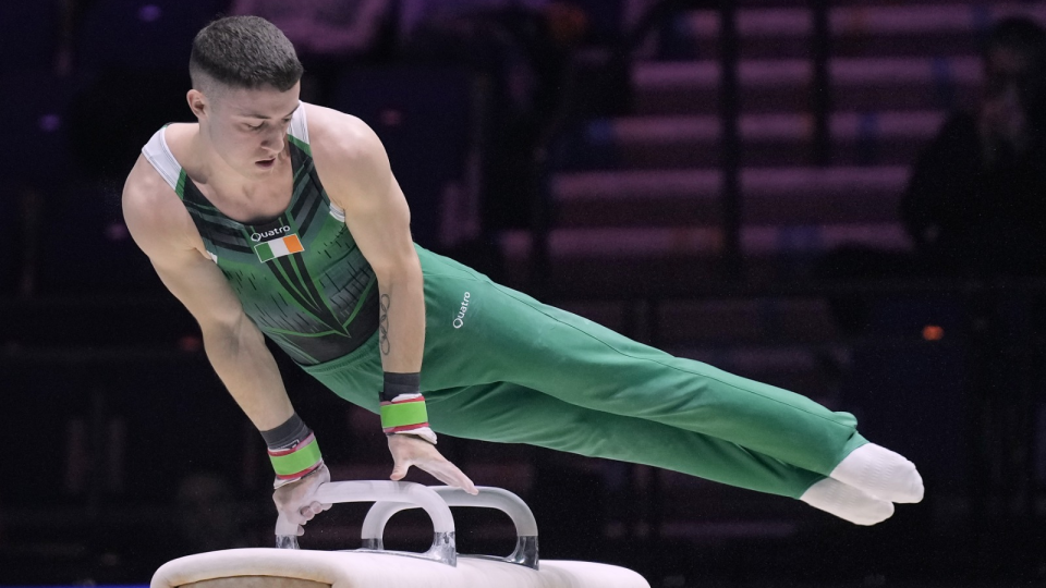 Rhys McClenaghan soared to the pommel horse summit in World Championship qualifying (Pic: Simone Ferraro)