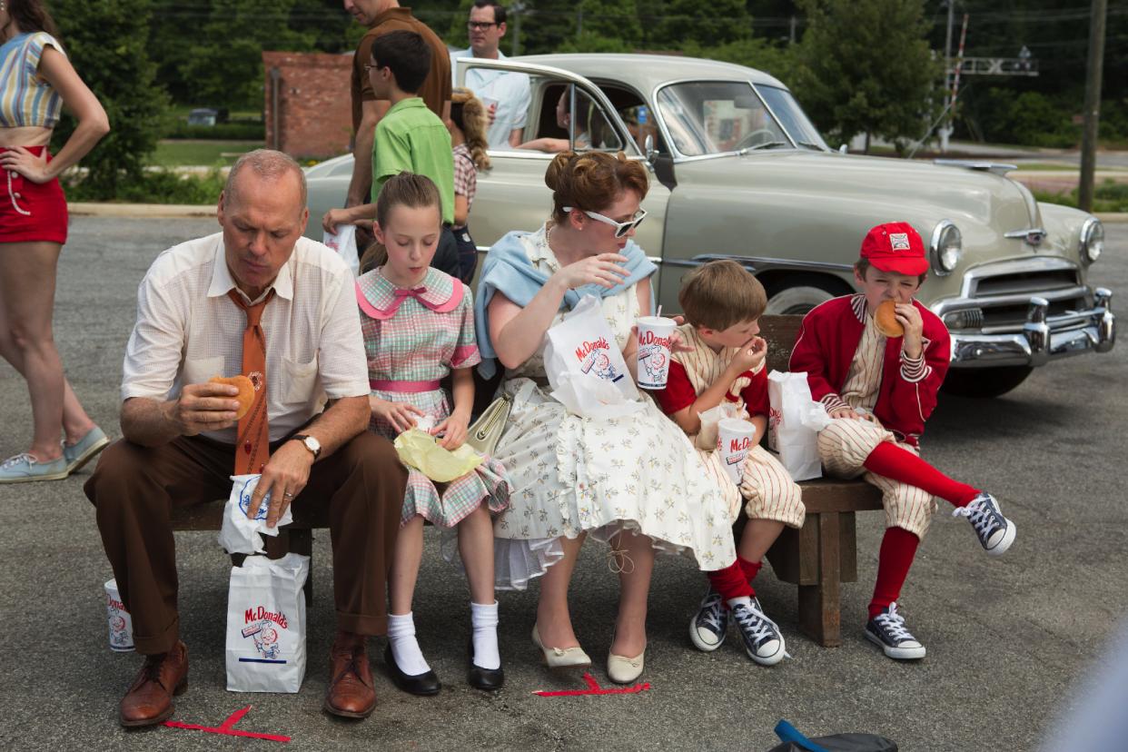 Ray Kroc's (Michael Keaton) first experience with McDonald's in 