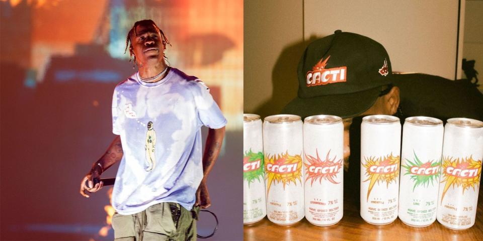 Travis Scott, CACTI Agave Spiked Seltzer