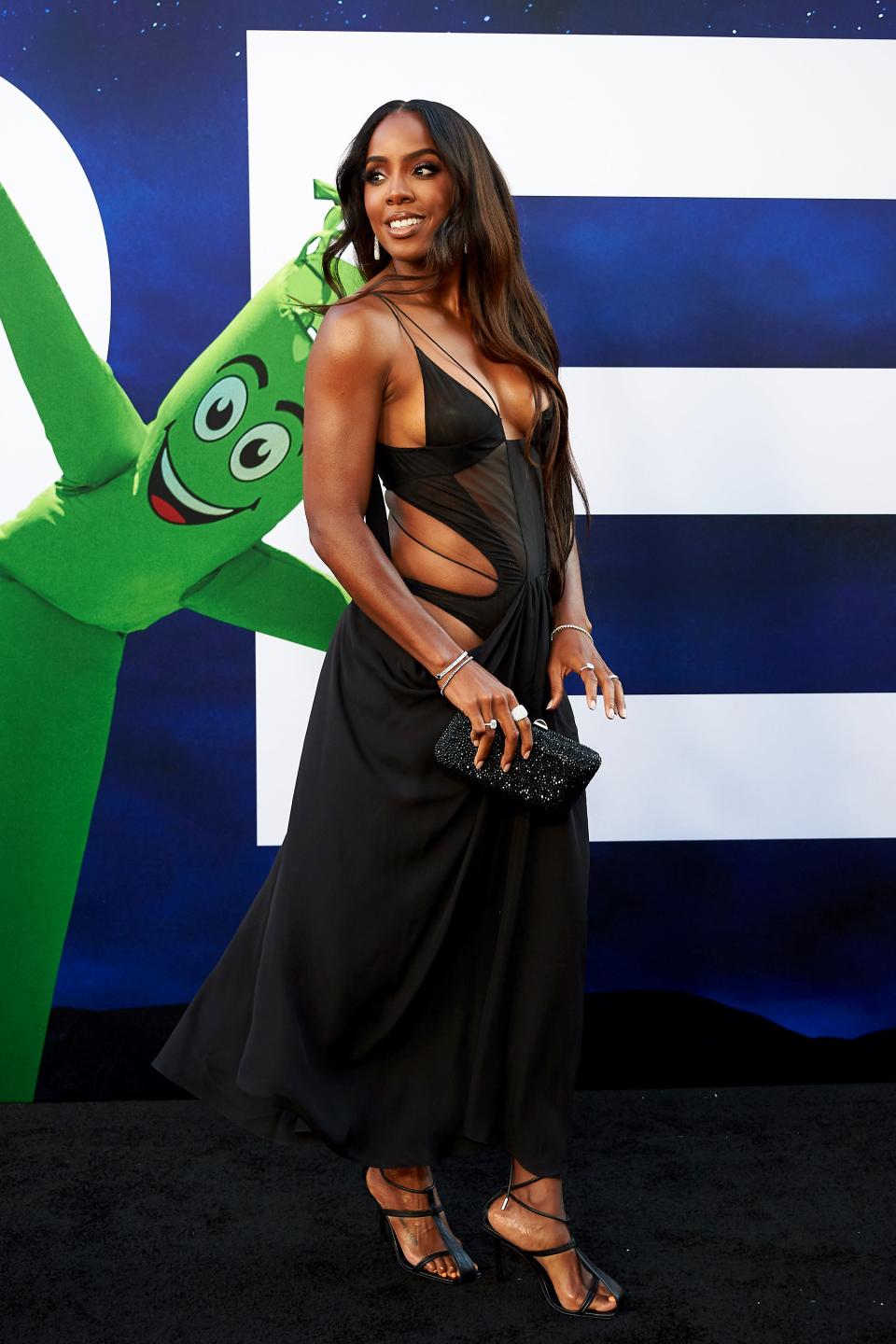 Kelly Rowland attends the world premiere of Universal Pictures' "NOPE" in Hollywood, California.