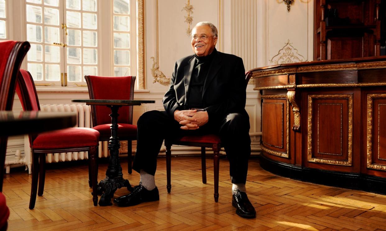 <span>James Earl Jones in London to promote Cat on a Hot Tin Roof at the Novello theatre in 2009.</span><span>Photograph: Linda Nylind/The Guardian</span>