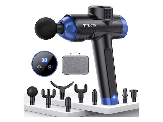 Milcea massage gun: Was £79.99, now £41.75, Amazon.co.uk (Amazon)