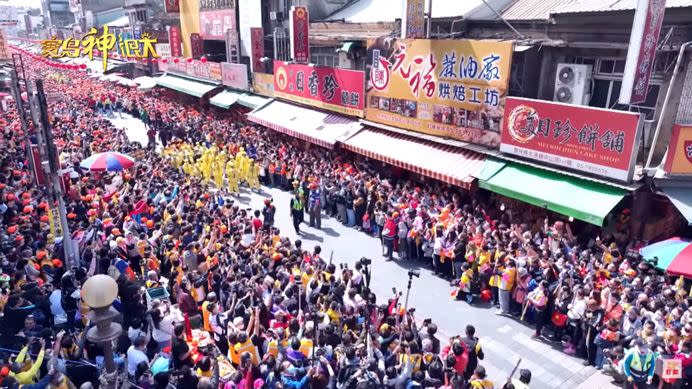 北港進香盛況，圖為白沙屯媽祖往北港進香。（圖／寶島神很大）