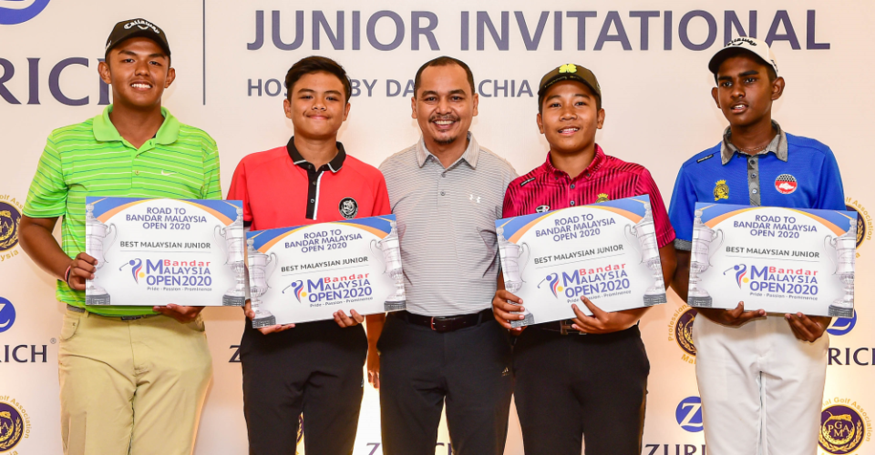 These talented golfing juniors are set to compete in their first-ever senior professional tournament. — Picture courtesy of Winning Matters.