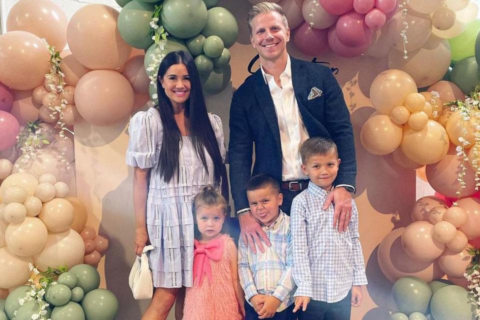 Catherine (Giudici) Lowe/Instagram Sean Lowe and Catherine Giudici with their three children