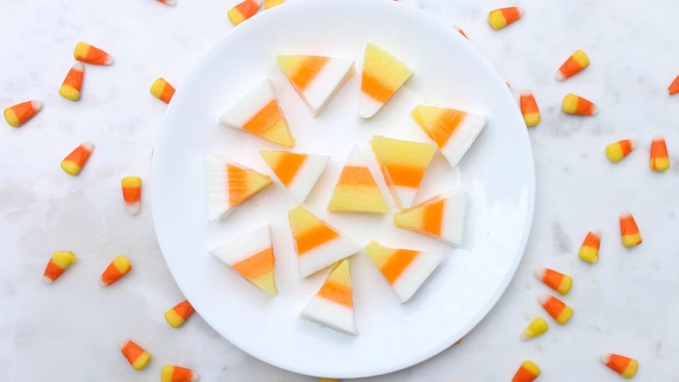 candy corn jello shots