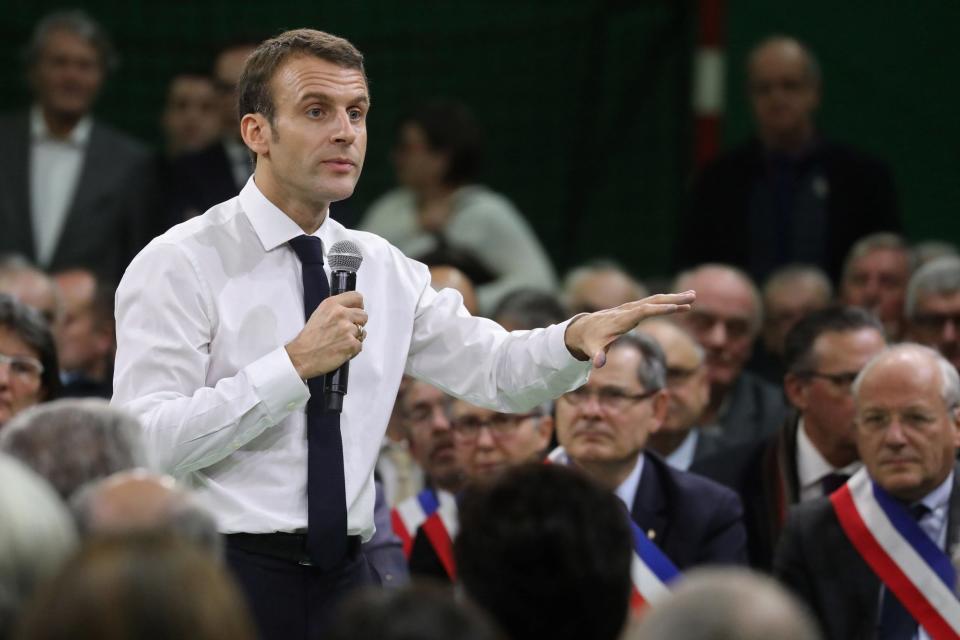 French President Emmanuel Macron (AFP/Getty Images)