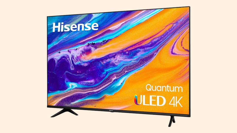 See the rich color textures of your favorite movies with the Hisense U6G TV for less than $400 right now.