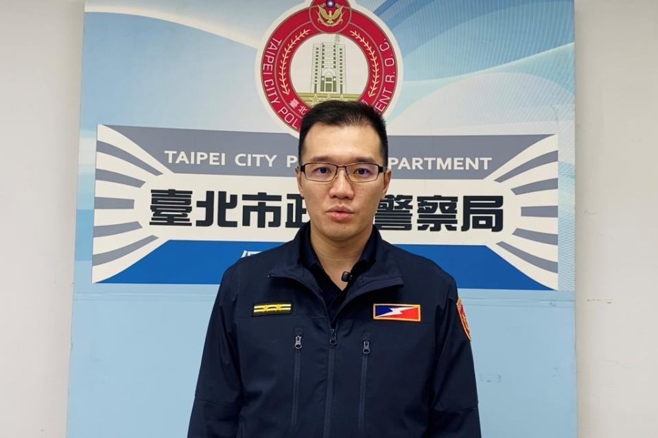 圖說：發言人臺北市保安警察大隊第一中隊長朱浩瑜。