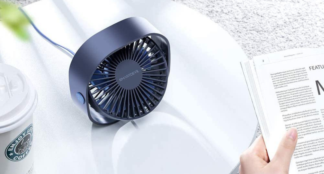 The SmartDevil Mini USB Desk Fan is on sale now on Amazon.